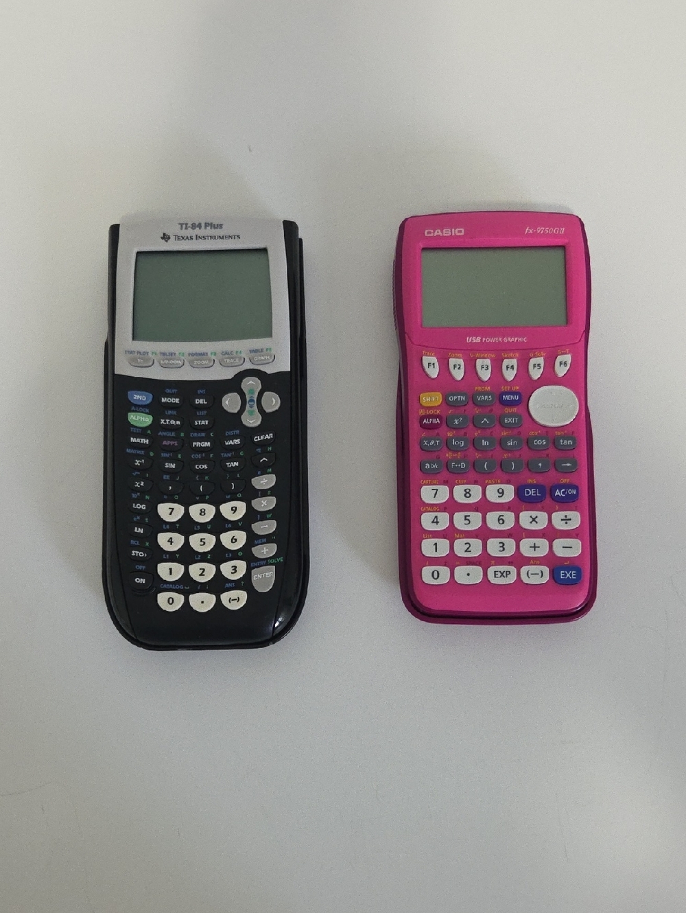 Casio And TI-84 Plus Scientific Calculator